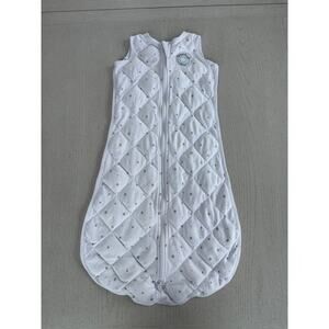 Cozy White Quilted Kids Sleep Sack